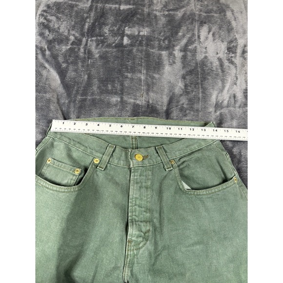 Vintage Gap Jeans Women's Green High Rise Classic Straight Leg Jeans Size‎ 30X34 - Picture 3 of 8
